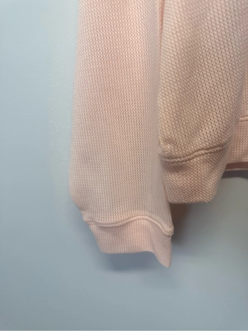 Under Armour Light Pink Mesh Crew Sweatshirt Loose Medium Women’s